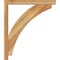 Ekena Millwork Thorton Block Rough Sawn Bracket w/ Offset Brace, Western Red Cedar, 4"W x 26"D x 30"H BKT0402X26X30THR05RWR - alternate 3